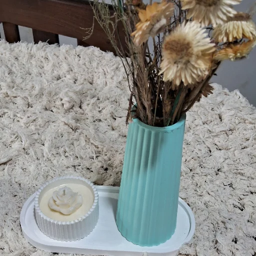 Kits de floreros bandejas y velas