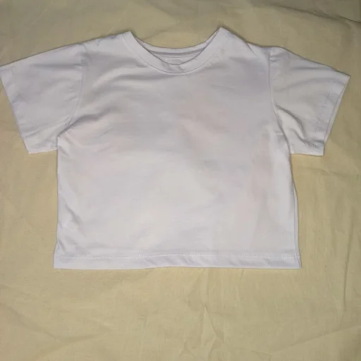 Remera Baby tee Blanca Lisa - imagen 3