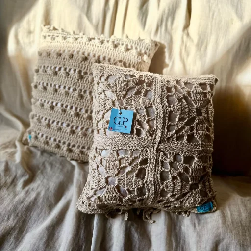 Almohadones tejidos a crochet