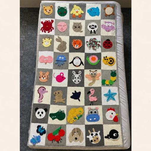 Frazada Infantil de Animalitos - imagen 3