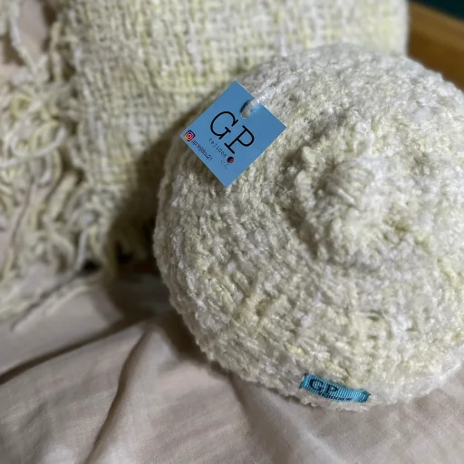 Almohadon tejido a Telar Circular