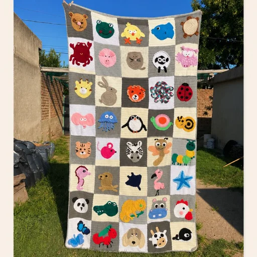 Frazada Infantil de Animalitos - imagen 2
