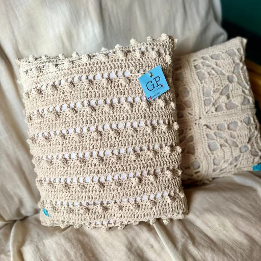Almohadones tejidos a crochet