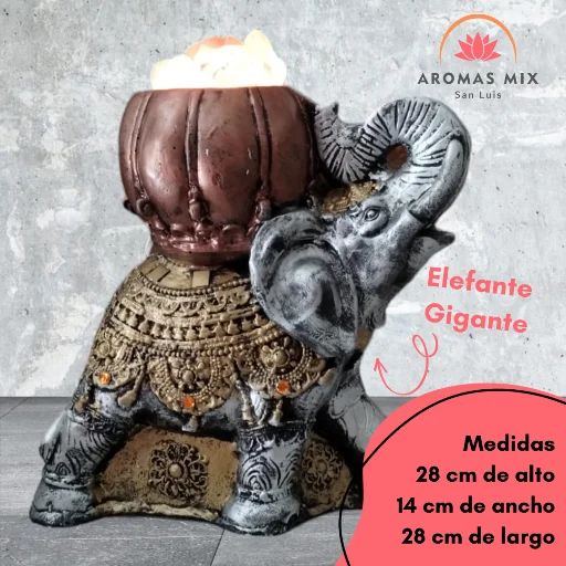 Lámpara de sal Elefante gigante