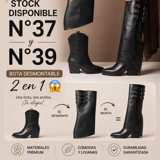 Botas desmontables