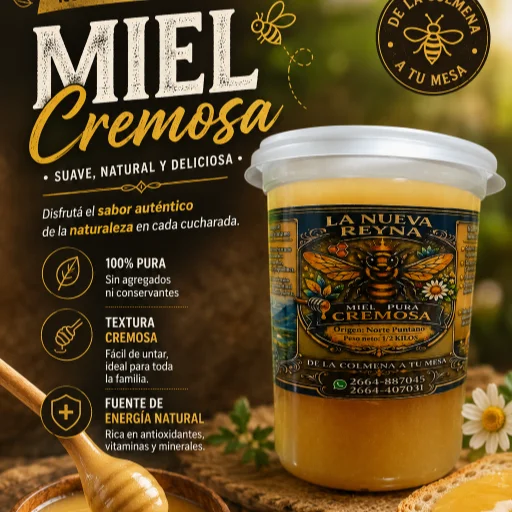 Miel La Nueva Reyna por 500gr
