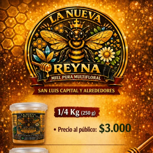 Miel La Nueva Reyna por 500gr
