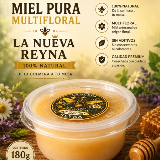 MIEL LA NUEVA REYNA POR 180GR