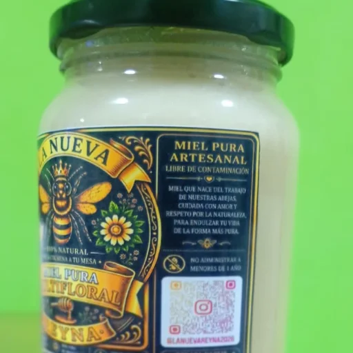 MIEL LA NUEVA REYNA POTE DE VIDRIO POR 500GR - imagen 4