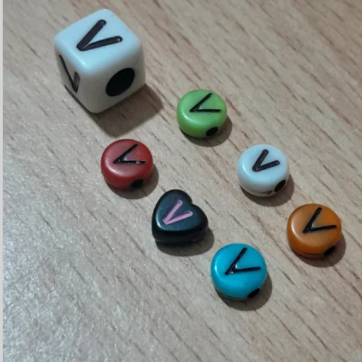 Pulseras con iniciales (letras)