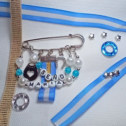 Escarapelas con gemas engarzadas y soldadas - imagen 13