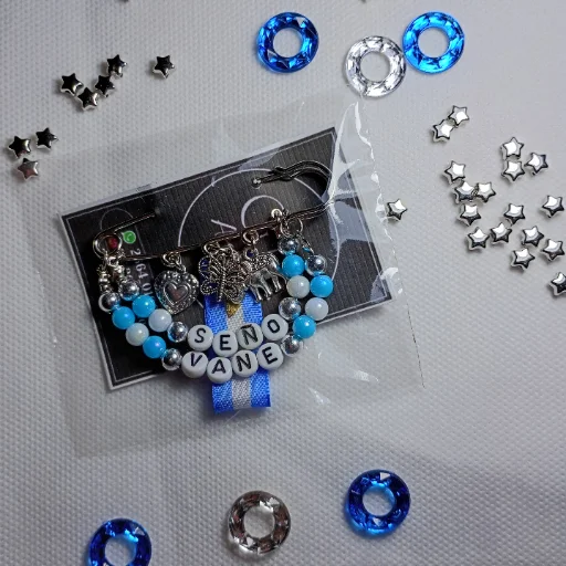Escarapelas con gemas engarzadas y soldadas - imagen 6