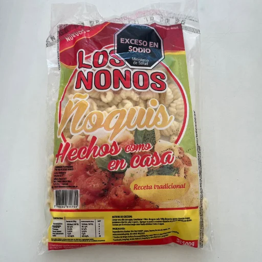 Ñoquis en bolsa X500Grs.