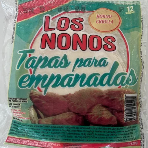 Tapas para empanadas Criollas X12u.