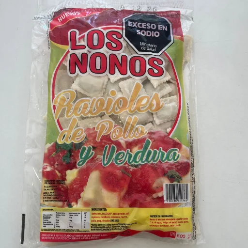 Ravioles en bolsa X500Grs.