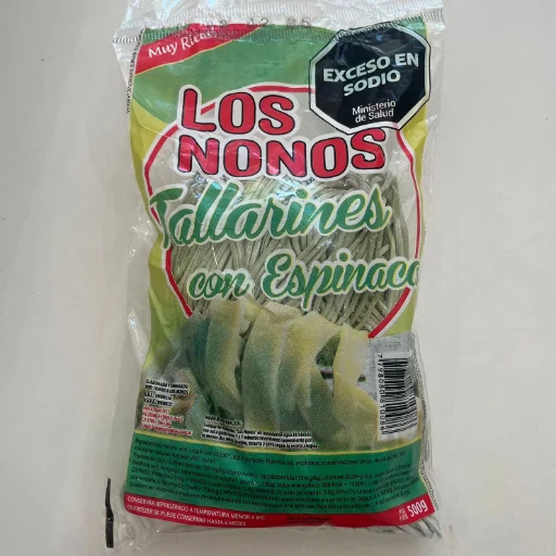 Fideos de Espinaca X500Grs.