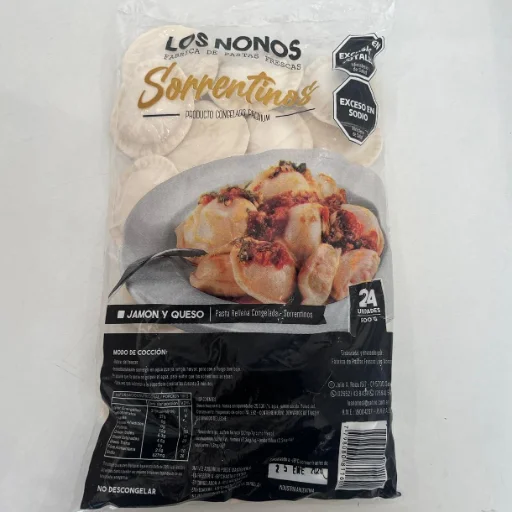 Sorrentinos de Jamon y Queso x24u.