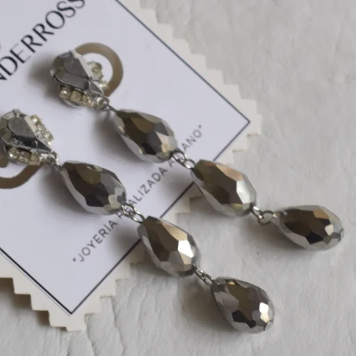 Aros Gotas Silver - imagen 3