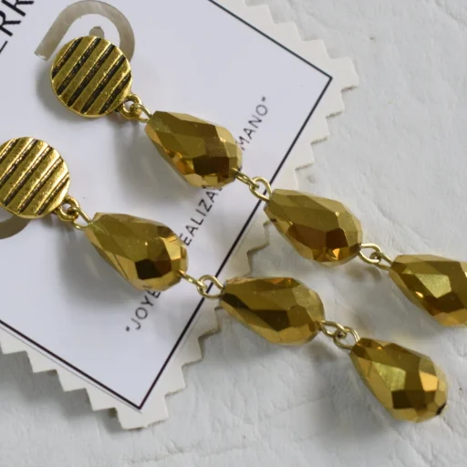 Aros gotas Gold - imagen 2