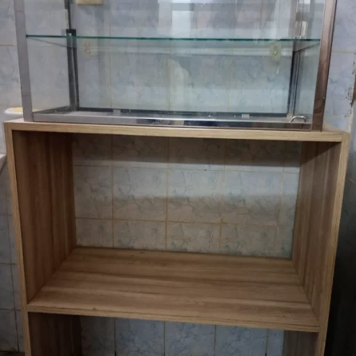 Vitrina Inoxidable + Mostrador de Melamina