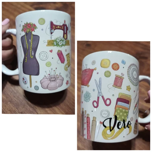 Taza cerámica blanca personalizada - imagen 11