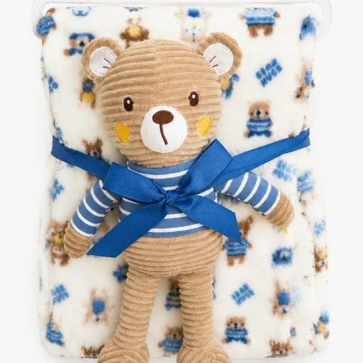 Manta + peluche, bebé