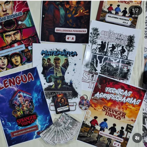 KITS ESCOLARES: PORTADAS, ETIQUETAS, TABLAS Y ABC - imagen 8
