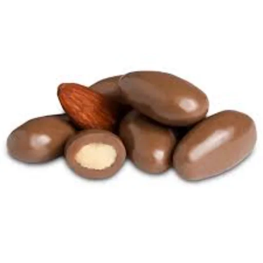 Almendra con chocolate negro (250 grs)