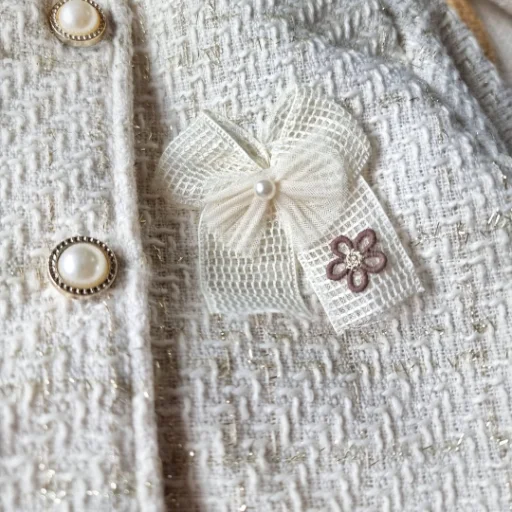 SACO BABY CHANNEL 🎀botones perla,  HASTA 3 AÑOS 🌷$25990
