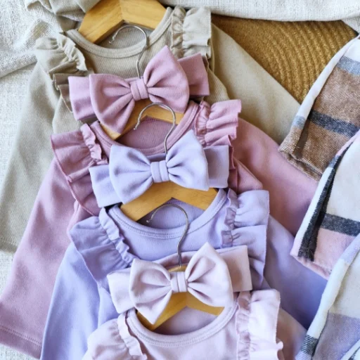 CONJUNTO 3 PIEZAS✨ Body darlon con vincha Short pollera paño a cuadrille ❤️ 6 meses a 2 años  DISPONIBLE LILA Y ROSA 🎀 $24.000