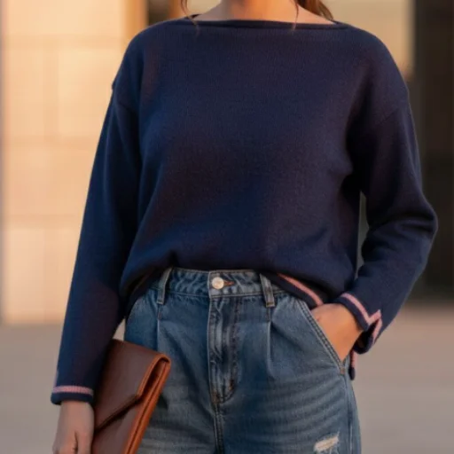Sweater Eternidad - Color Azul/Rosa