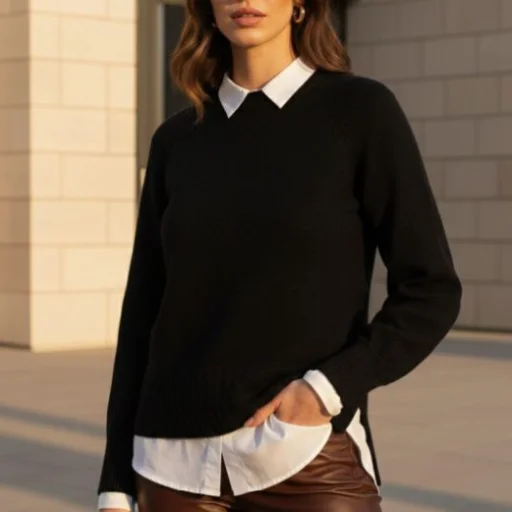 Sweater Horizonte - Color Negro