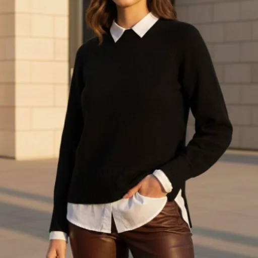 Sweater Horizonte - Color Negro