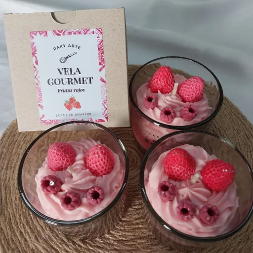 Vela Gourmet Frutos Rojos