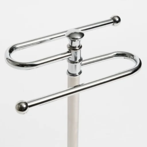 TOALLERO BRAZOS CROMADO PLATA 36CM