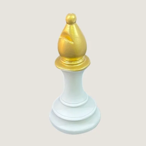 PIEZA AJEDREZ ALFIL CERAMICA 12X5cm