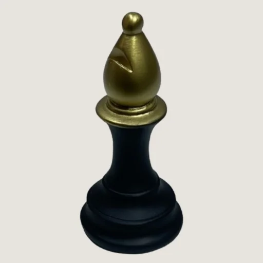PIEZA AJEDREZ ALFIL CERAMICA 12X5cm