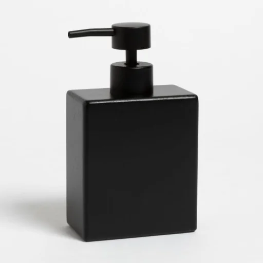 DISPENSER CUADRADO ROBLE NEGRO 16X5
