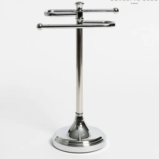 TOALLERO BRAZOS CROMADO PLATA 36CM