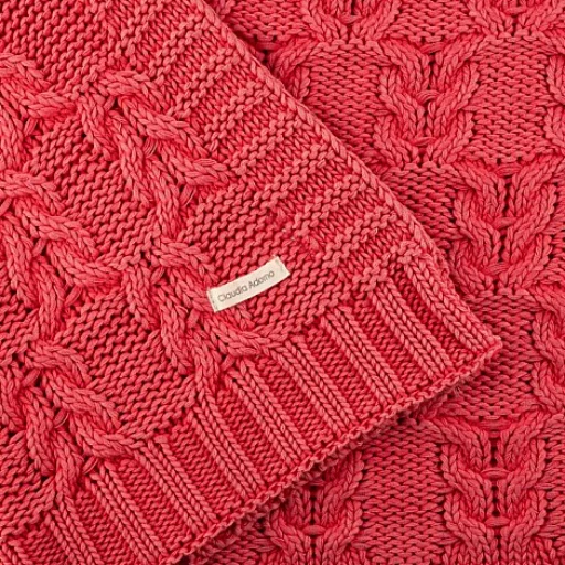 THROW TEJIDO ROJO