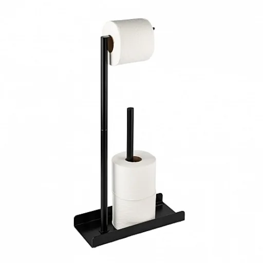 PORTAPEPEL HIGIENICO HOLDER - NEGRO