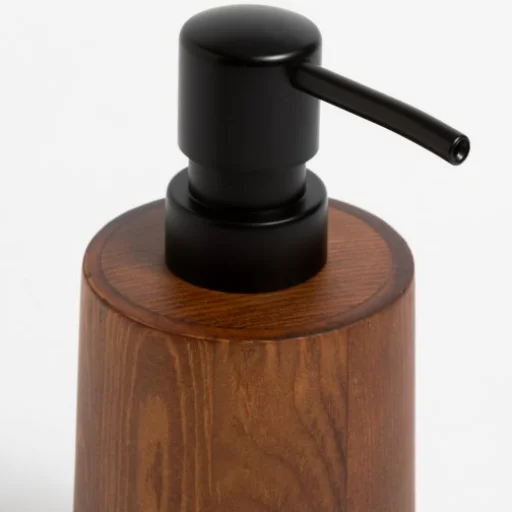 DISPENSER MADERA TECA REDONDO