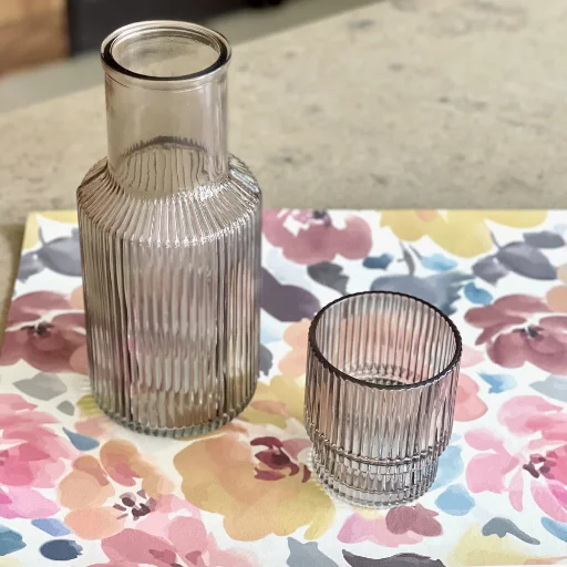 Vaso de Vidrio / Fanal Gris - imagen 2