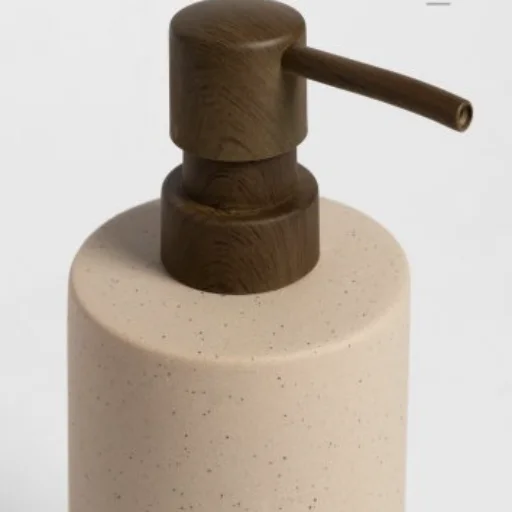 DISPENSER CERÁMICA PUNTITOS CRUDO