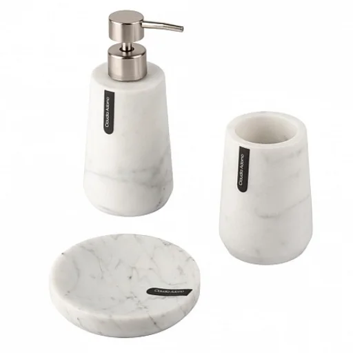 DISPENSER MARMOL CARRACA BLANCO 90 ML
