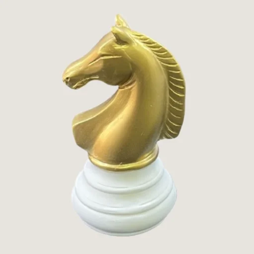 PIEZA AJEDREZ CABALLO CERAMICA 11X6cm