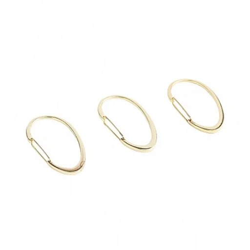 GANCHOS PARA CORTINA DE BAÑO - SPRING GOLD