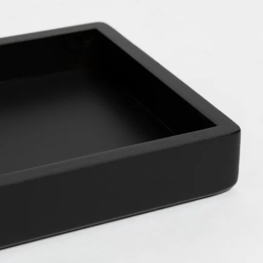 JABONERA CUADRADA ROBLE NEGRO 11X3C