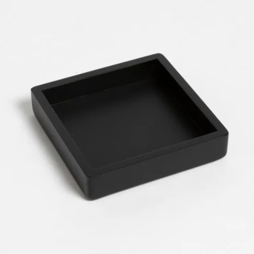 JABONERA CUADRADA ROBLE NEGRO 11X3C
