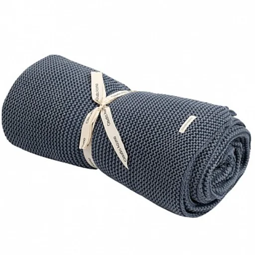 THROW TEJIDO AZUL